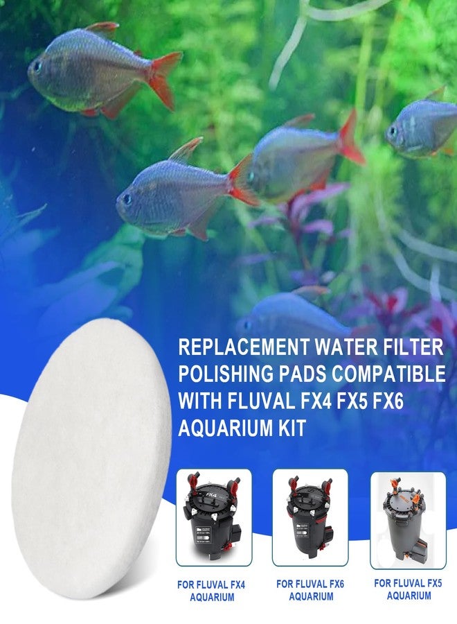وسادات تلميع فلتر لأحواض السمك، وسادة تلميع مياه متوافقة مع وسائط ترشيح Fluval FX4 وFX5 وFX6، وسادات موثوقة وفعالة وسريعة التنظيف لصيانة أحواض السمك، عبوة من 20 وسادة تلميع لأحواض السمك - Image 2